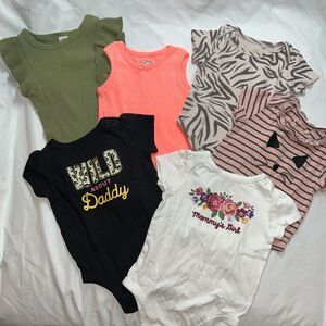 Bundle Of Baby Girl One Pieces / Bodysuits